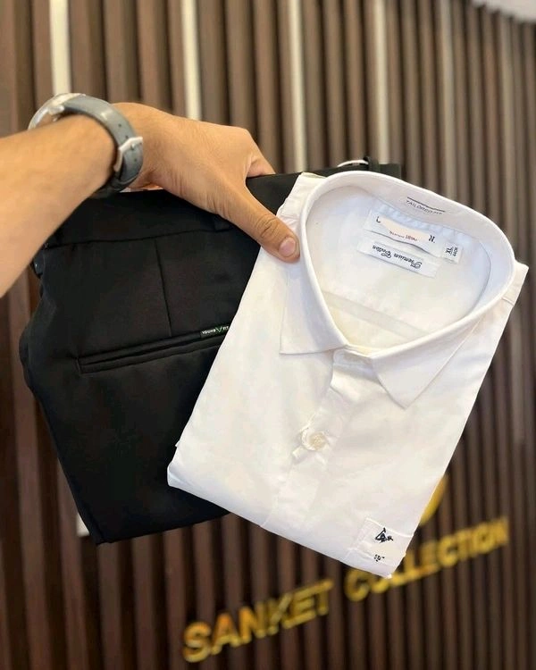 Formal plain Shirt Pant Combo – Timeless Style And Comfort - 28, M-38