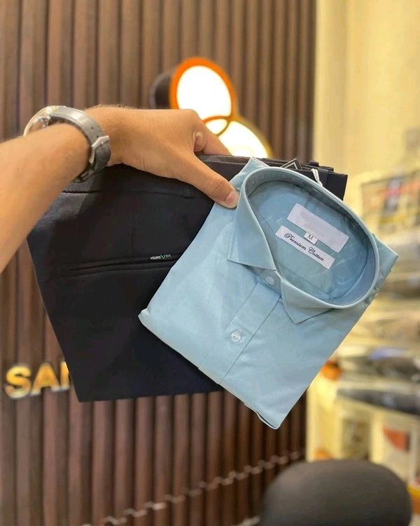 Formal plain Shirt Pant Combo – Timeless Style And Comfort - 30, M-38