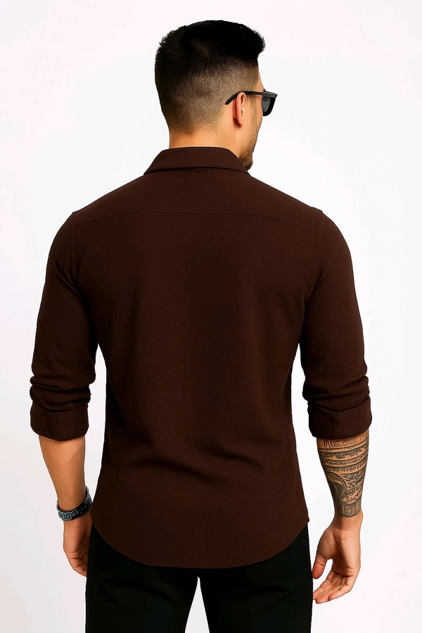 Solixon Men's Premium Knitted Structured - Nutmeg Wood Finish, XL