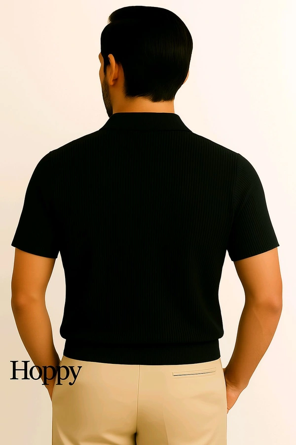 Drift Beige Polo - Black, M