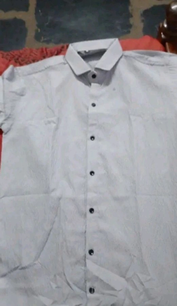 Men's Texture Popcorn Shirt - Gray, M