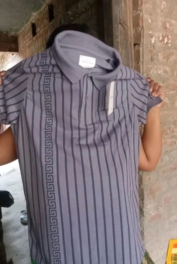 Urban Stripe Polo T-shirt - Kelp, XL