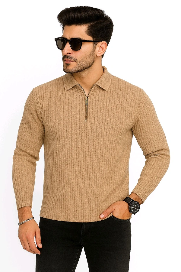 Polo Full Sleeve Shirt - Bourbon, S