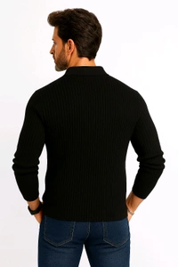 Polo Full Sleeve Shirt - Black, M