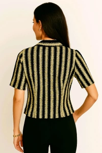 Fancy Glamours Woman Shirt - Black, L