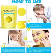 Kojic acid and turmeric pads