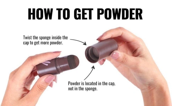 Hair Line Powder Stick Black