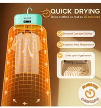 Portable Clothes Folding Dryer