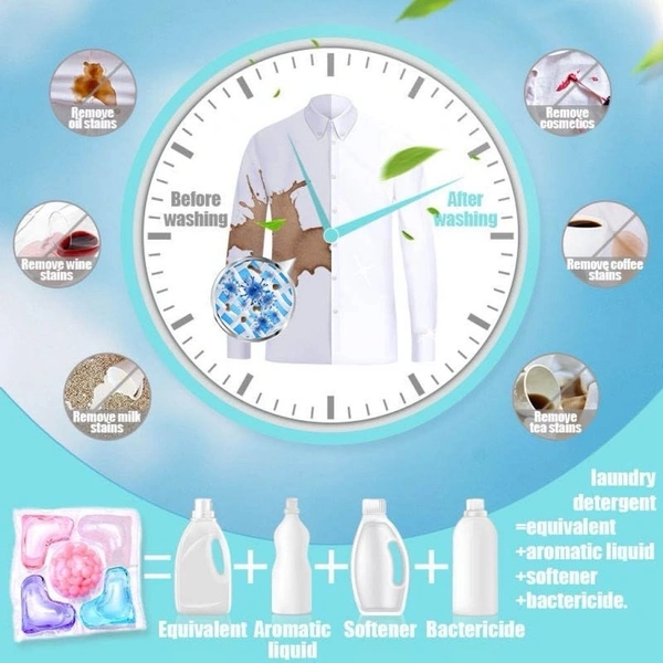 Laundry Pod 5 In 1 Deep Clean Detergent (pack Of 30)