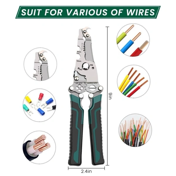 Folding Wire Stripper Tool 18 In 1