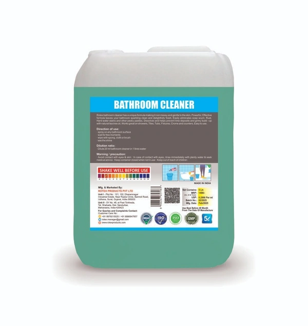 Rotex Bathroom Cleaner 5 Litre - free, cyan
