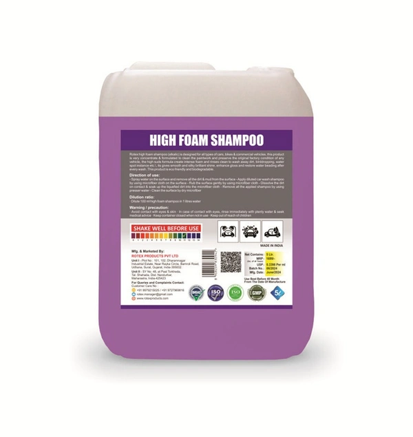 Rotex High Foam Shampoo - free, Purple