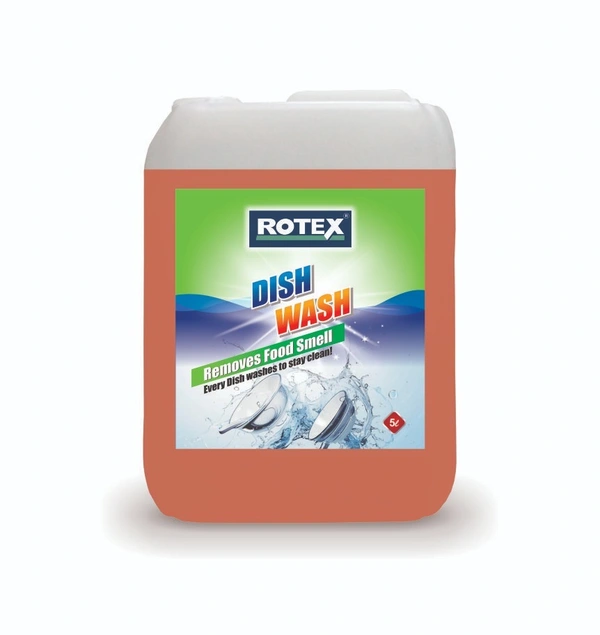 Rotex Dish Wash 5 Litre - free, orange