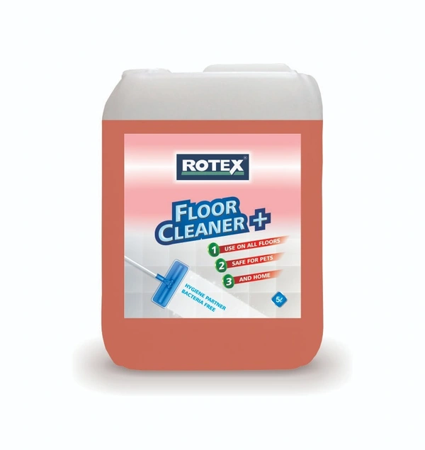 Rotex Floor Cleaner + 5 Litre - free, orange