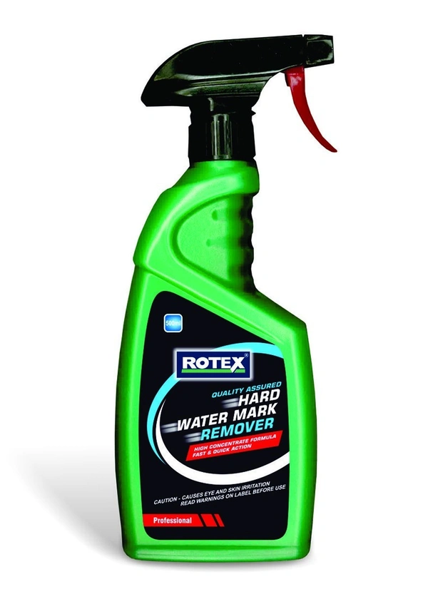 Rotex Hard Water Mark Remover 500 ml Spray - free, green
