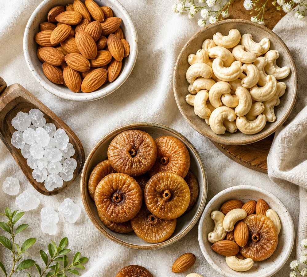 Bowl of premium cashews