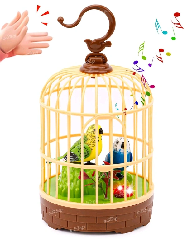 Indian Stuff Musical Singing Bird Cage Toy - Turbo