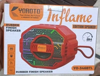 Yoroto Inflame Bluetooth Speaker – Powerful Sound, Sleek Design - Red