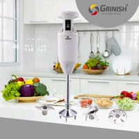 Grinish Comfortable Hand Blender – 100% Copper Motor - White