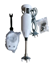 Grinish Comfortable Hand Blender – 100% Copper Motor - White