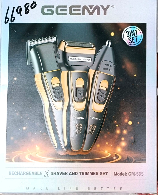Geemy 3 in 1 Professional Trimmer Unisex GM-595
