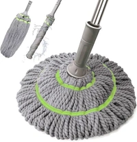 Indian Gadzet 360° Rotating Microfiber Floor Cleaning Mop - Gray