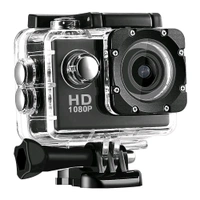 Full HD 1080p Sports Action Waterproof Camera - Black