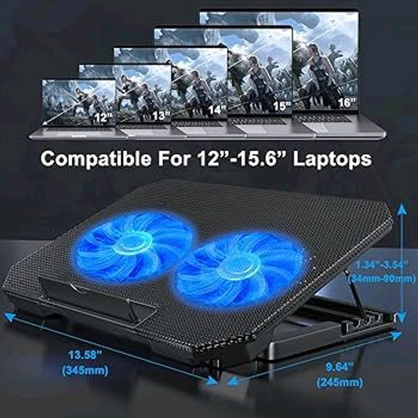 Laptop Cooling Pad With Dual Fan