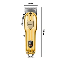 Geemy ✂️ GEEMY GM-6716 Professional Hair Trimmer - Gold