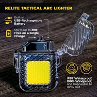 🔦 Electric Lighter With LED Torch Light Rechargeable (2-in-1)