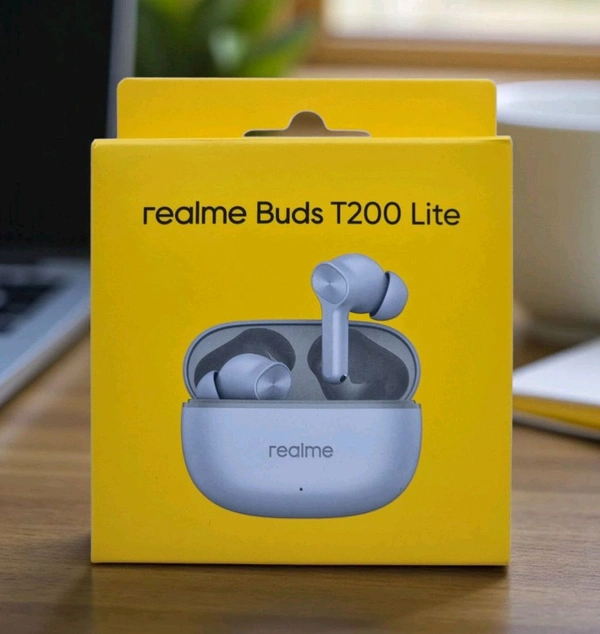 🎧 realme Buds T200 Lite True Wireless Earbuds - black