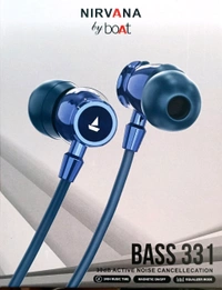 🎧 boAt Nirvana Bass 331 Magnetic Neckband - Blue
