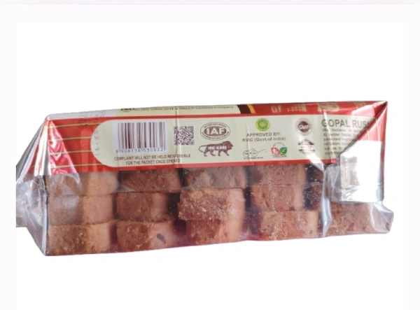 Gopal. Gopal Milk Suji Bread Toast - 350 gm.