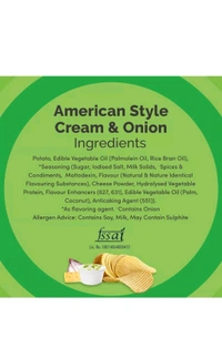 Frito-Lay. Lays American Style Cream & Onion - 52.9gm.