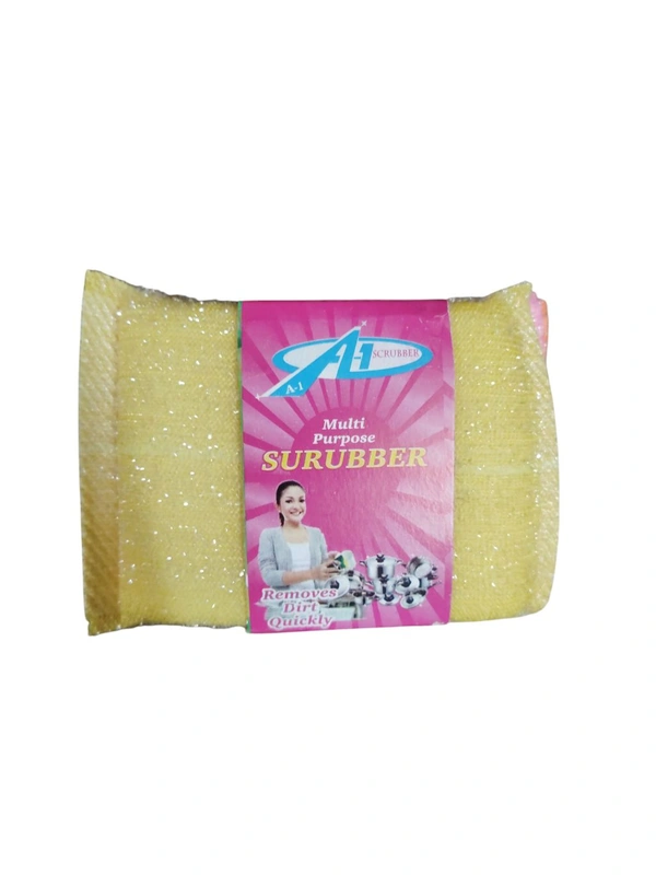 Scrubber Pad Sponge ( Pack Of 3 ) 