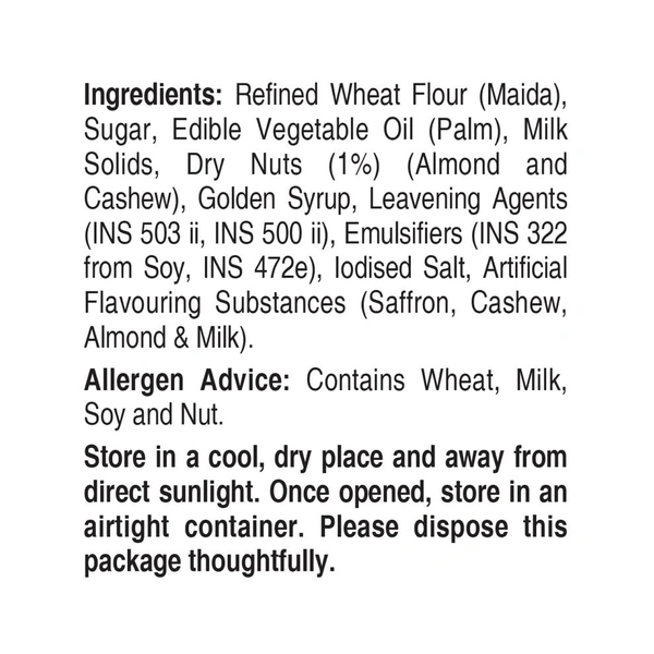 Unibic. Unibic Cashew Badam Cookies - 450 gm.