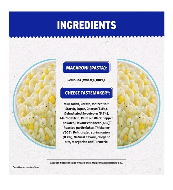 Nestle. Maggi Cheese Macaroni Pasta - 75 gm.