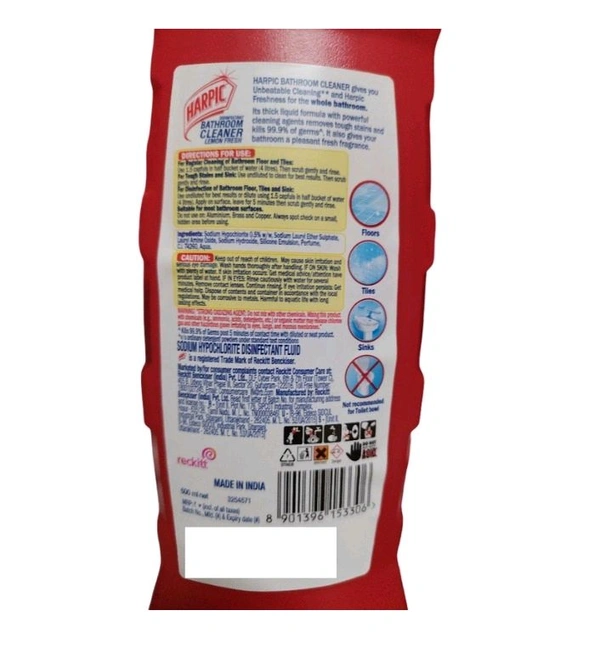 Reckitt. Harpic Bathroom Cleaner - 500 ml.