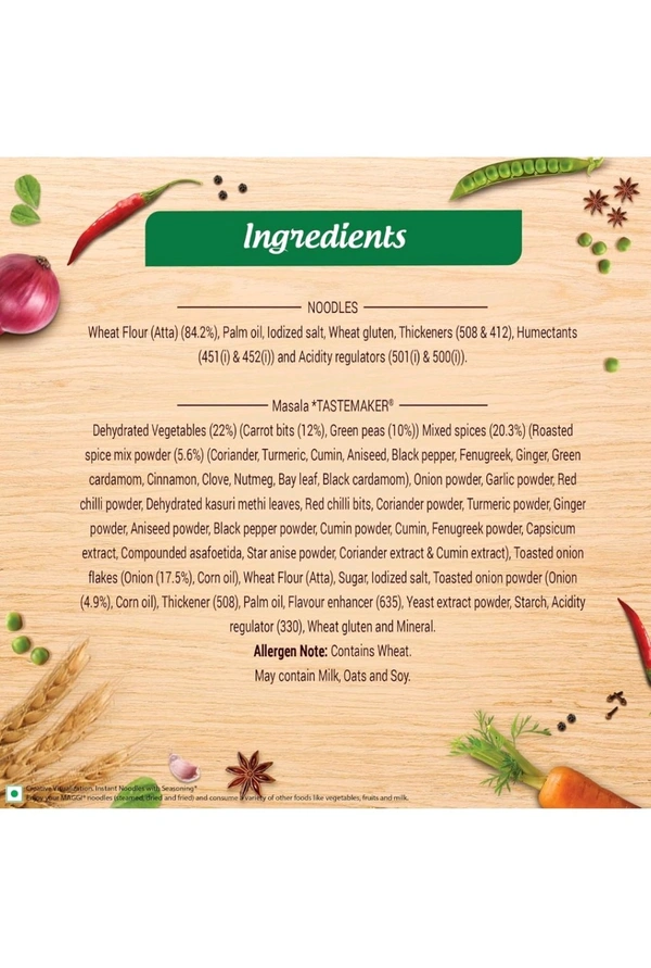 Maggi. Veg Atta Noodles (Maggi) - 72.5 gm.