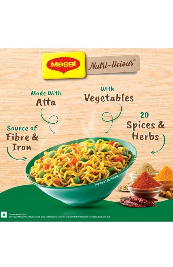 Maggi. Veg Atta Noodles (Maggi) - 72.5 gm.