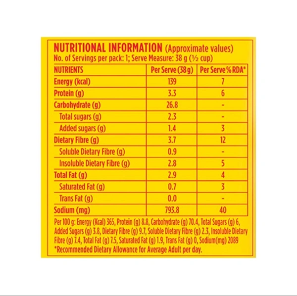 Saffola. Saffola Masala Oats - 38 gm.