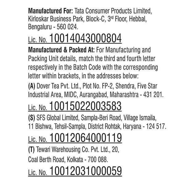 TATA. Tata Tea Agni Elaichi Chai - 1 Kg.