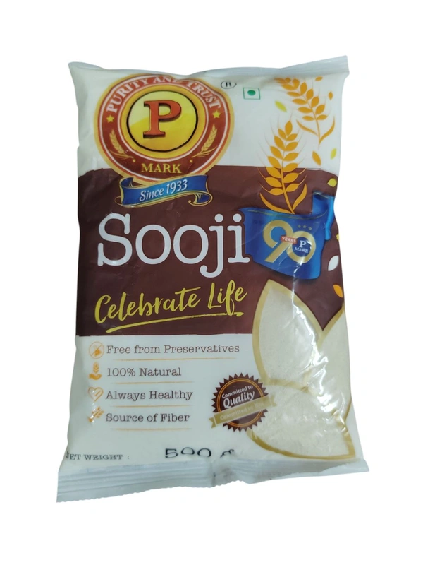 P Mark. Suji - 500 gm.