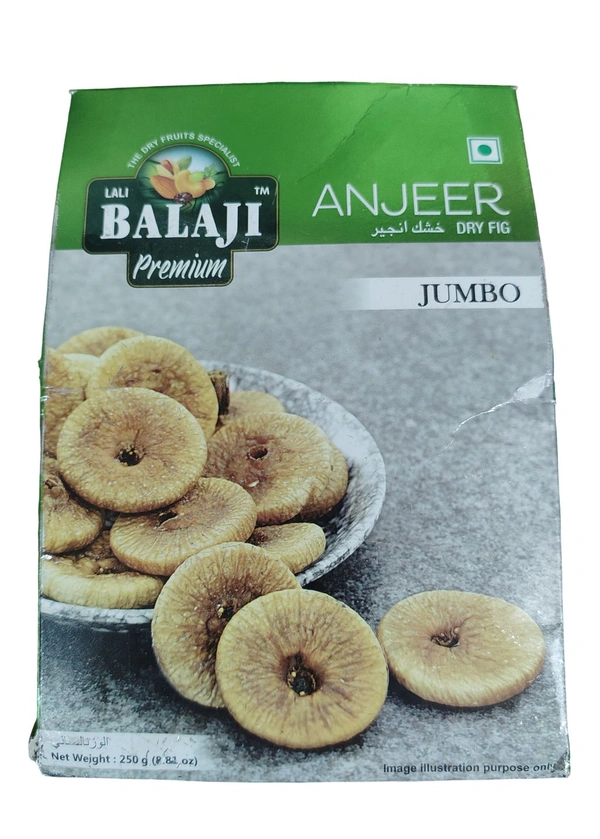 Balaji Premium. Anjeer Dry Fig - 250 gm.