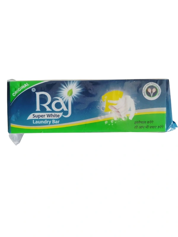 Raj Industries. Raj Super White Laundry Bar - 1 Kg.