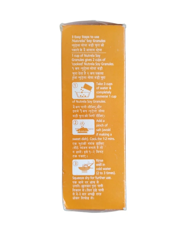 Patanjli Foods Limited. Nutrela Soya Granules (Chura) - 200 gm.