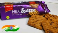 Parle. Hide & Seek Choco Chip Biscuit - 120 gm.