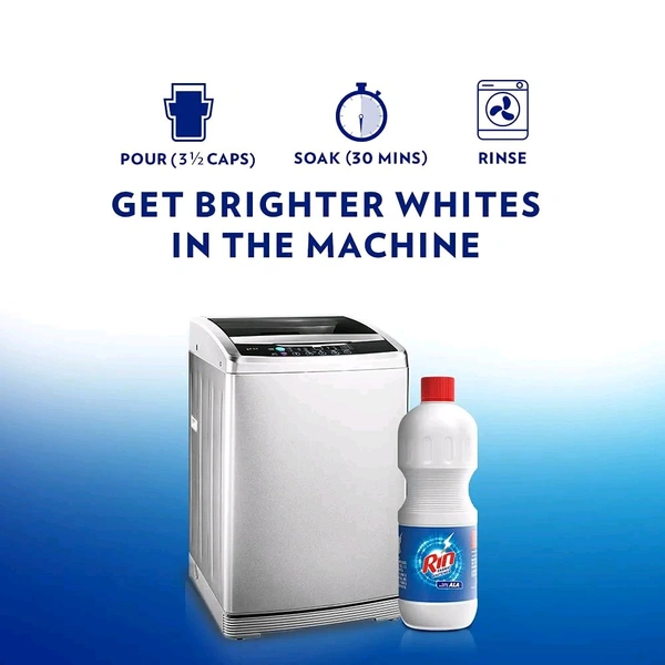 Hindustan Unilever Limited. Rin Fbric Whitener (Bleech) - 500 ml.