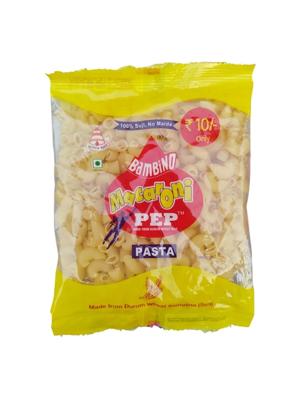Bambino. Macaroni Pasta Pep - 80 gm.