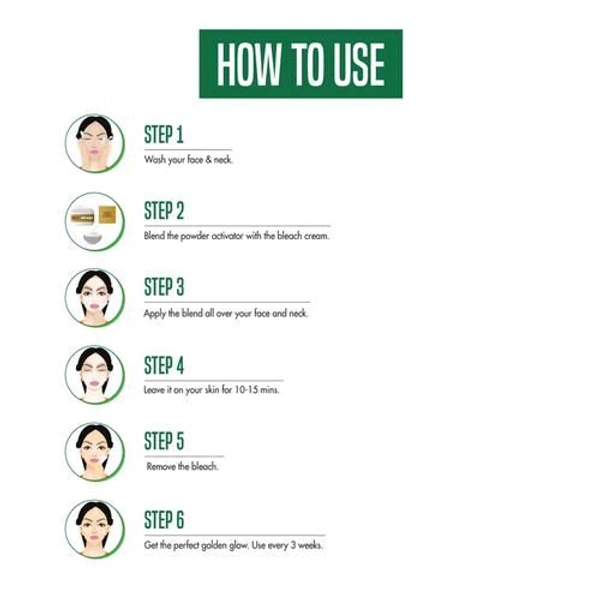 Esme Consumer Pvt. Ltd. Nature Gold Cream Bleach - 43 gm.